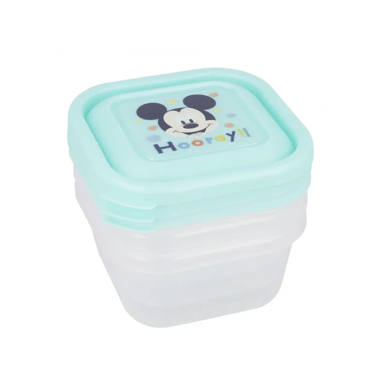Plastová dóza / krabička na jedlo MICKEY MOUSE, 3ks, 13006 Plastová dóza / krabička na jedlo MICKEY MOUSE, 3ks, 13006