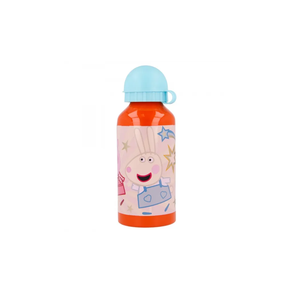 Hliníková fľaša na pitie PEPPA PIG, 400ml, 41234