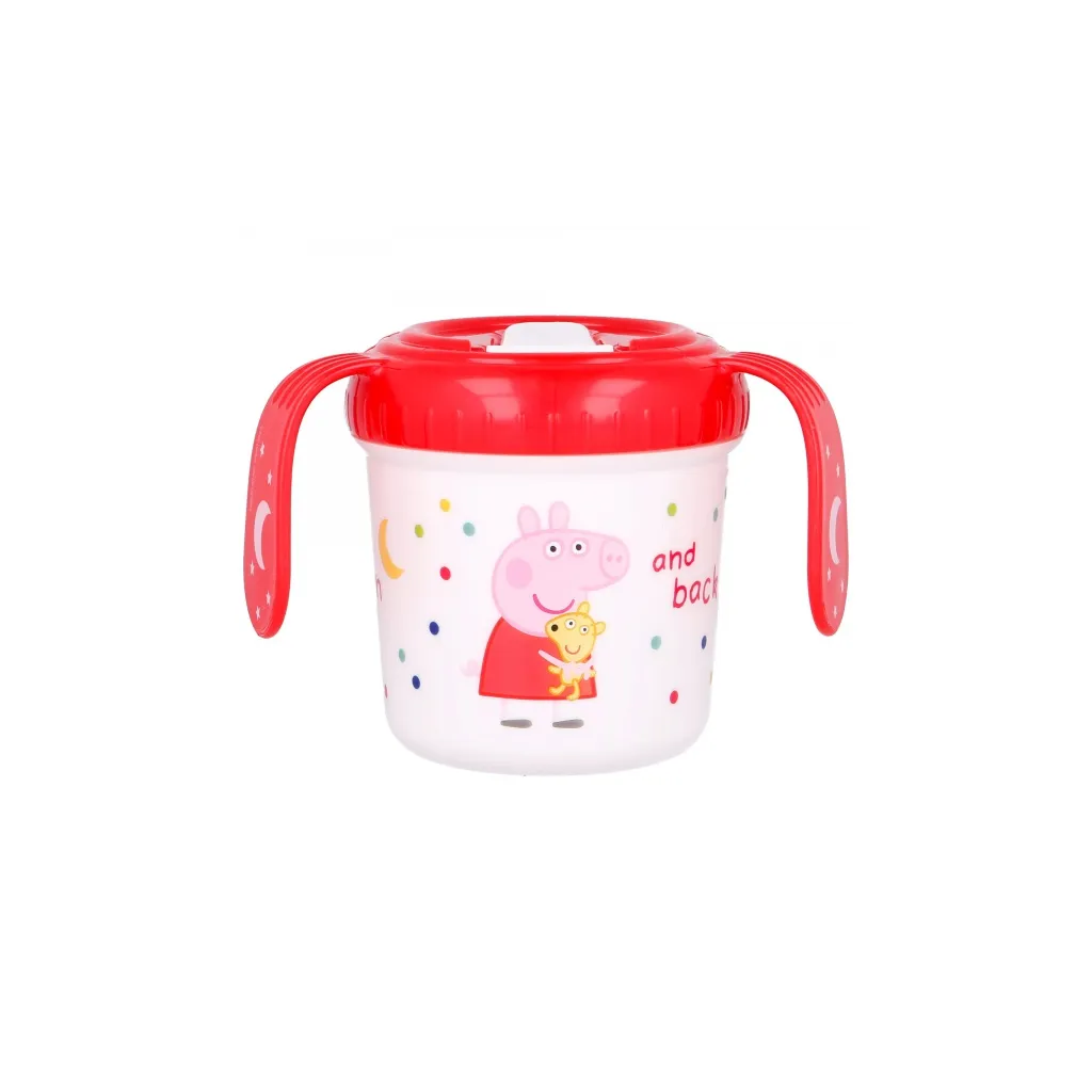 Tréninkový termohrnek s plastovým náustkem PEPPA PIG, 250ml, 13485