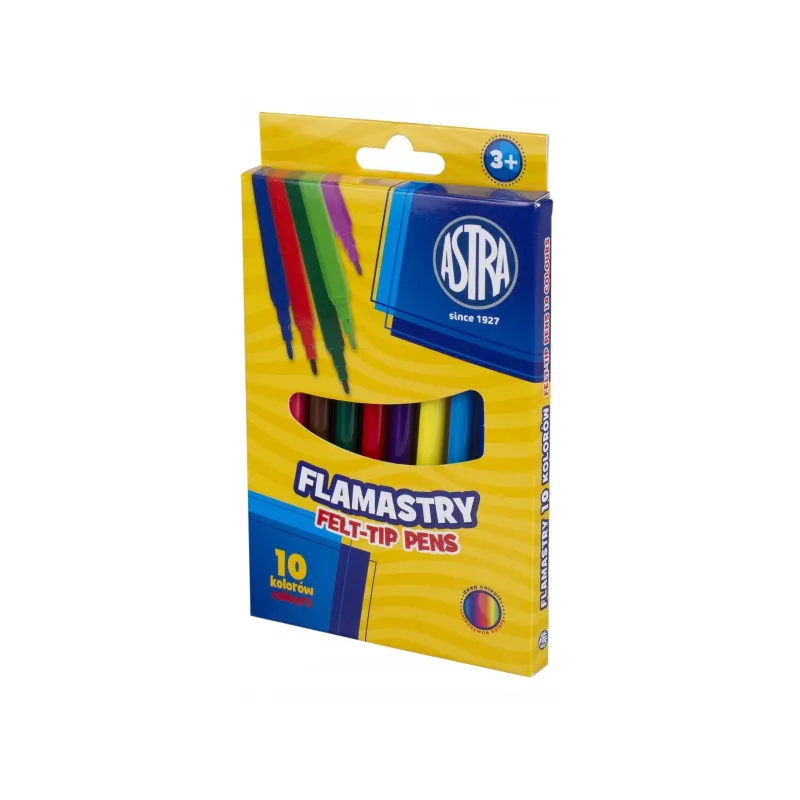 ASTRA Barevné fixy sada 10ks, krabička, 314121001 ASTRA Barevné fixy sada 10ks, krabička, 314121001