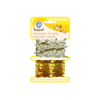 CREATIVO Dekorační šňůrky GOLDEN EMPIRE, 2 x 2m, 335121001