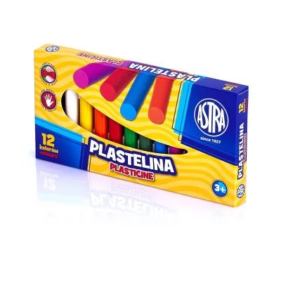 ASTRA Plastelína základní 12 barev, 83813906 ASTRA Plastelína základní 12 barev, 83813906