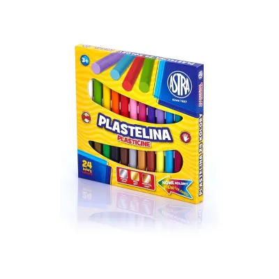 ASTRA Plastelína základní 24 barev, 303110001 ASTRA Plastelína základní 24 barev, 303110001