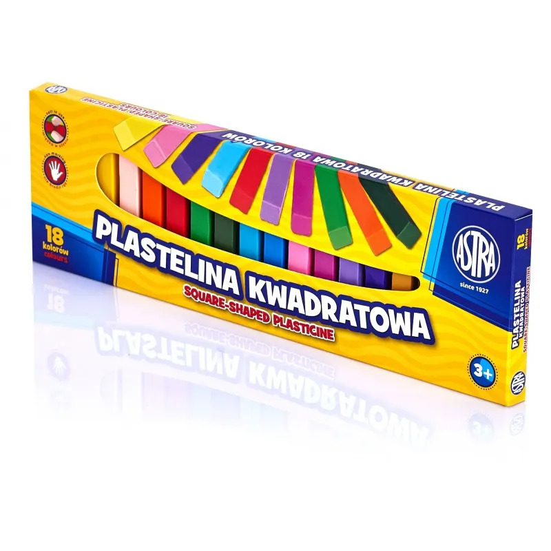 ASTRA Plastelína hranatá 18 farieb, 83814904 ASTRA Plastelína hranatá 18 farieb, 83814904