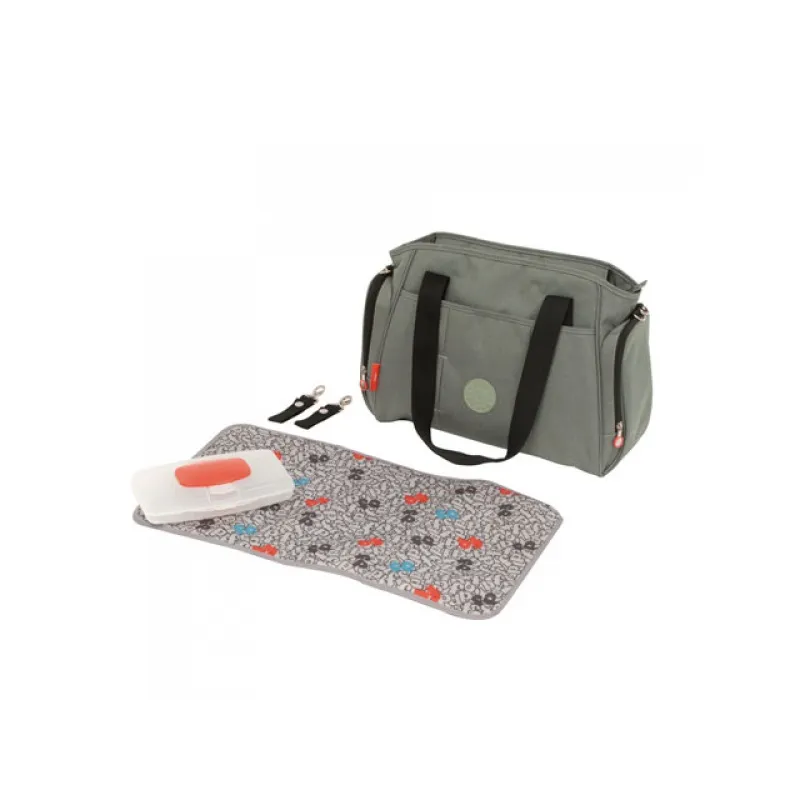 FISHER-PRICE Přebalovací taška s podložkou GREY, FP10017 FISHER-PRICE Přebalovací taška s podložkou GREY, FP10017