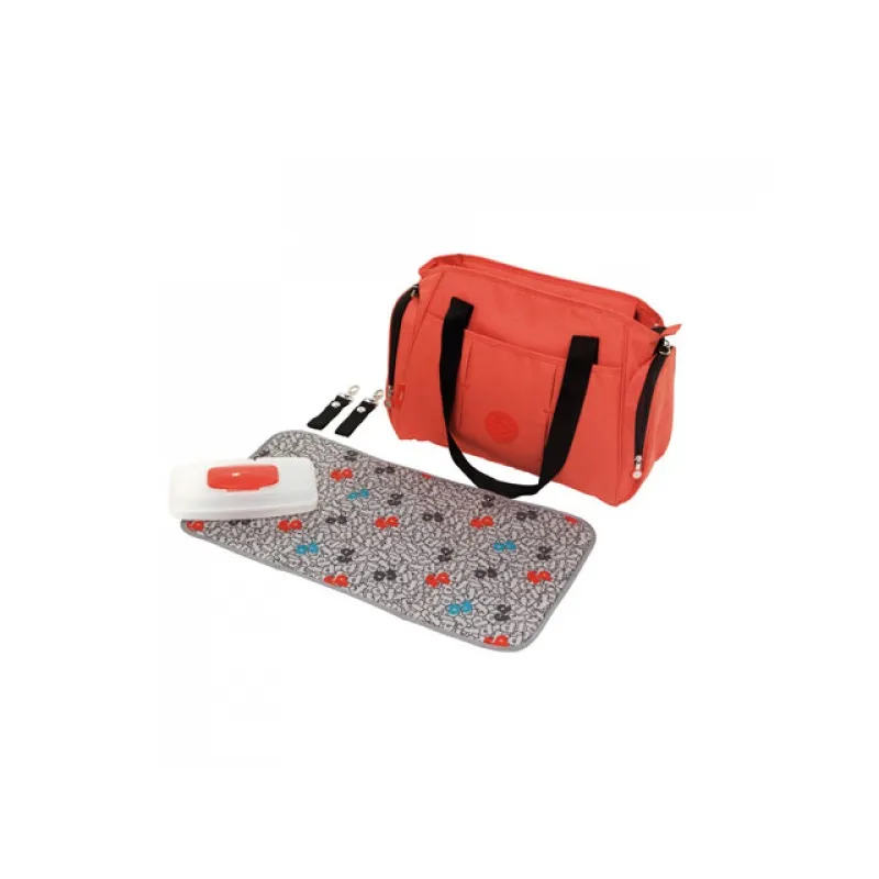 FISHER-PRICE Přebalovací taška s podložkou RED, FP10025 FISHER-PRICE Přebalovací taška s podložkou RED, FP10025