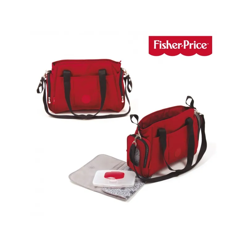 FISHER-PRICE Přebalovací taška s podložkou RED, FP10025 FISHER-PRICE Přebalovací taška s podložkou RED, FP10025