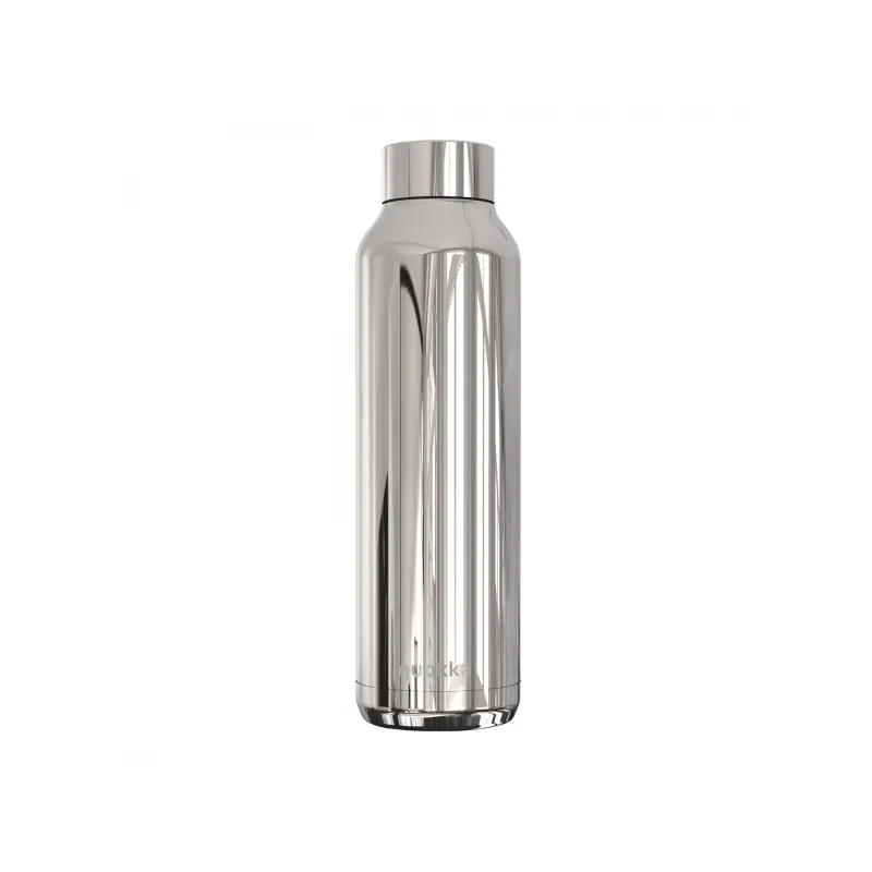 Quokka Solid, Nerezová fľaša / termoska Sleek Silver, 630ml, 57600