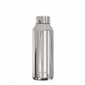 Quokka Solid, Nerezová fľaša / termoska Sleek Silver, 510ml, 57500