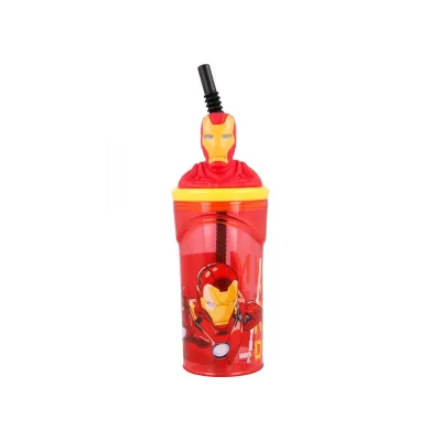Plastová 3D sklenička s figurkou AVENGERS, 360ml, 57778 Plastová 3D sklenička s figurkou AVENGERS, 360ml, 57778