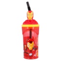 Plastový 3D pohár s figúrkou AVENGERS, 360ml, 57778