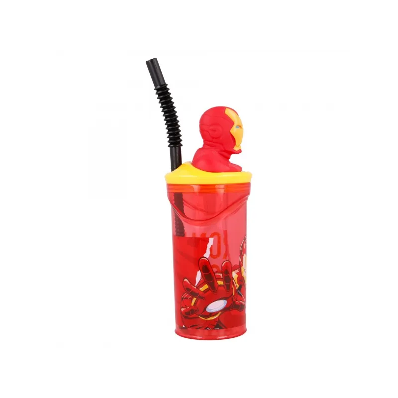 Plastový 3D pohár s figúrkou AVENGERS, 360ml, 57778 Plastový 3D pohár s figúrkou AVENGERS, 360ml, 57778