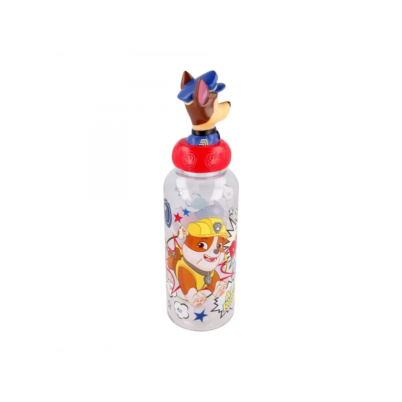 Plastová 3D fľaša s figúrkou PAW PATROL, 560ml, 10125