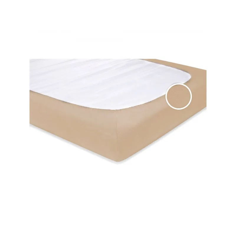 CARBOTEX Posteľné prestieradlo / plachta, Jersey Béžová, 220/200cm,MMT31 CARBOTEX Posteľné prestieradlo / plachta, Jersey Béžová, 220/200cm,MMT31