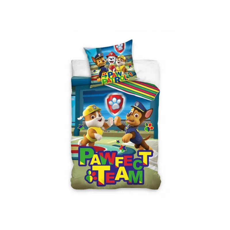 CARBOTEX Oboustranné povlečení PAW PATROL Perfect Team, 140/200+70/90, PAW202027 CARBOTEX Oboustranné povlečení PAW PATROL Perfect Team, 140/200+70/90, PAW202027