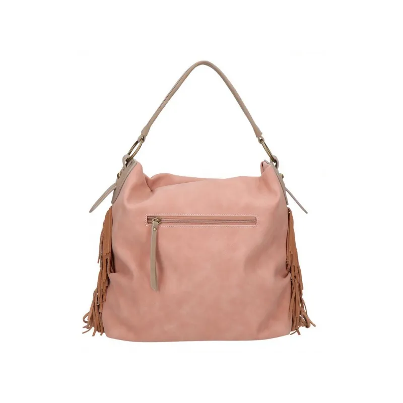 Dámská kabelka PEPE JEANS FRINGE Pink/Růžová, 7767663 Dámská kabelka PEPE JEANS FRINGE Pink/Růžová, 7767663