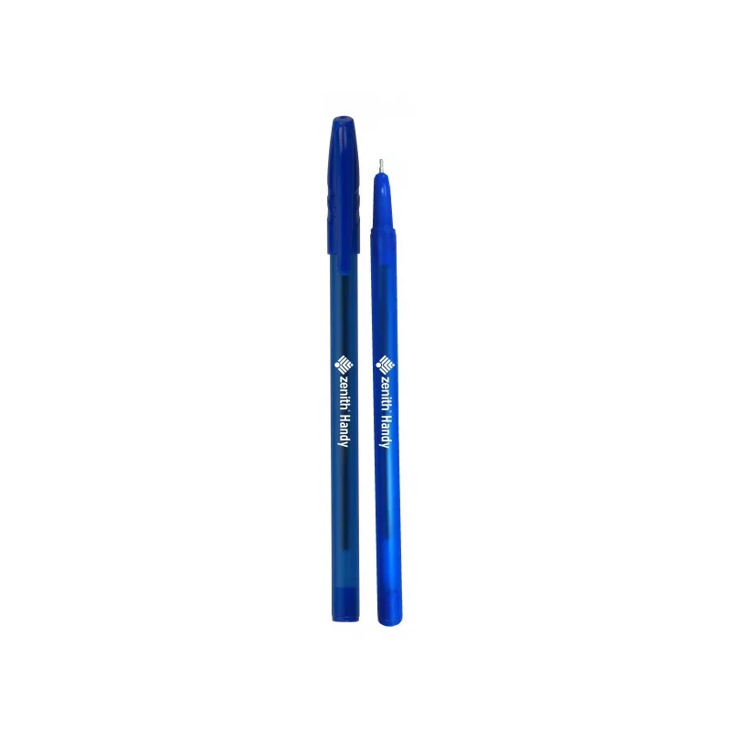 ZENITH Handy, Guľôčkové pero 0,7mm, modré s vrchnákom, 8ks, 201318011