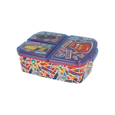 Delený plastový box na desiatu DISNEY CARS, 51520 Delený plastový box na desiatu DISNEY CARS, 51520