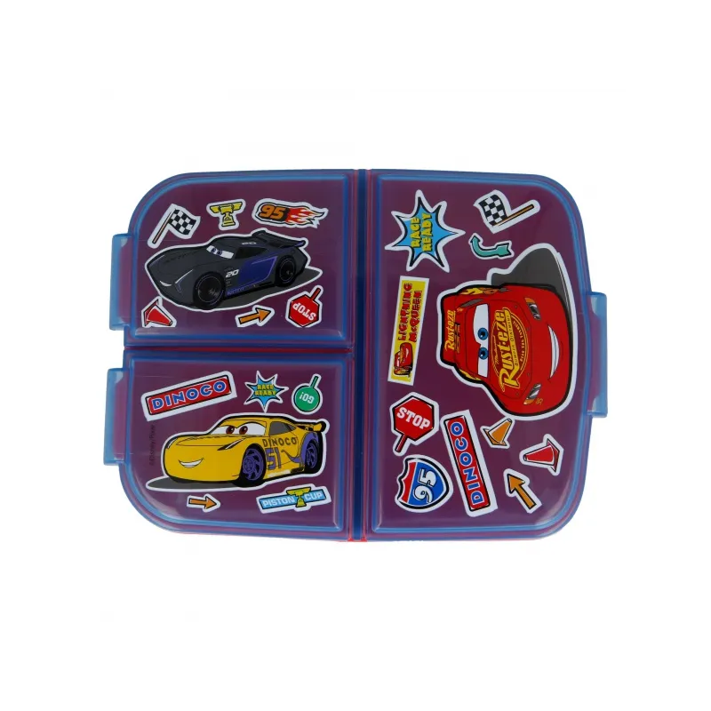 Delený plastový box na desiatu DISNEY CARS, 51520 Delený plastový box na desiatu DISNEY CARS, 51520