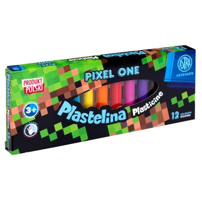 Školská plastelína 12 farieb MINECRAFT Pixel One, 303221005 Školská plastelína 12 farieb MINECRAFT Pixel One, 303221005