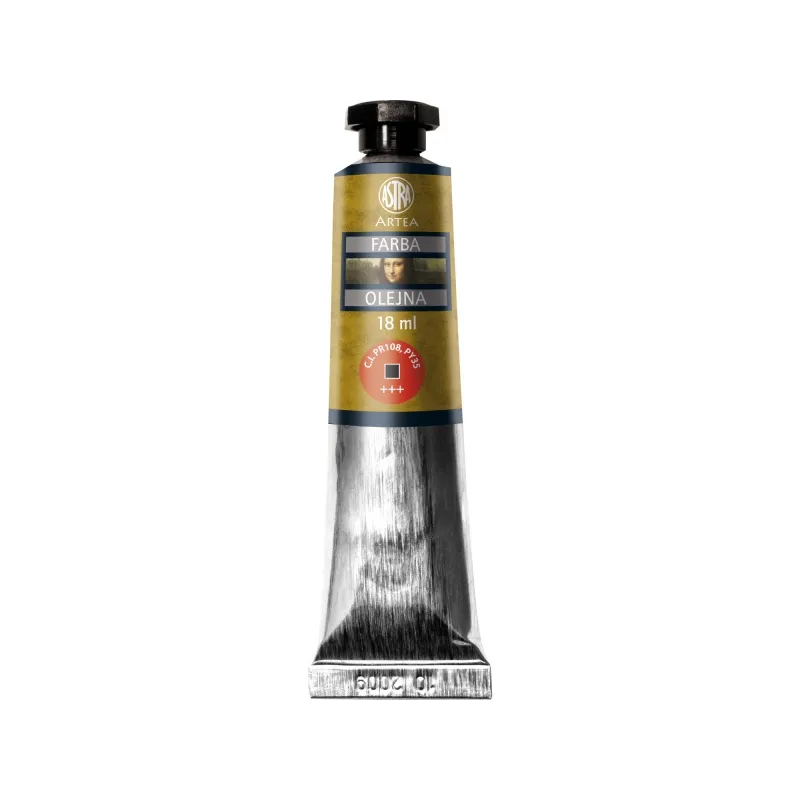 ARTEA Olejová farba Profi 18ml, Kadmium Red / Kadmiová Červená, 83410955 ARTEA Olejová farba Profi 18ml, Kadmium Red / Kadmiová Červená, 83410955