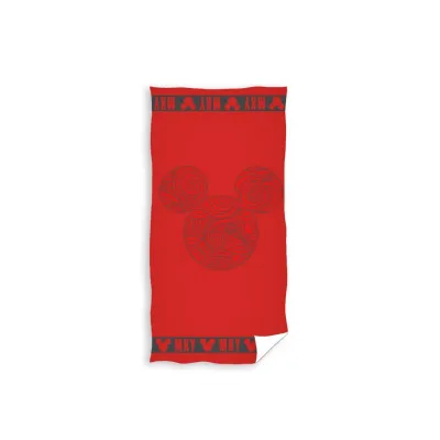 CARBOTEX Bavlněná osuška 70/140cm MICKEY MOUSE Red, MNN207003