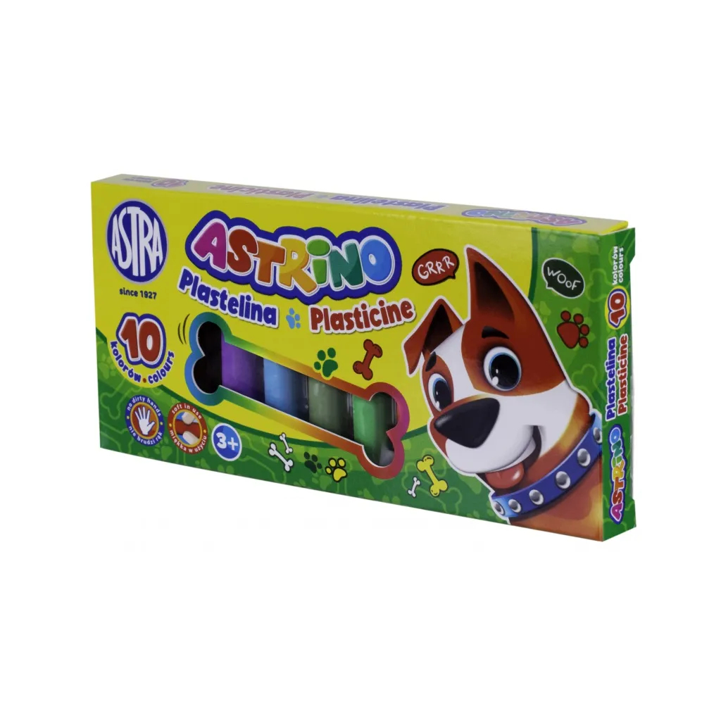 ASTRINO Školní plastelína 10 barev, 303221002