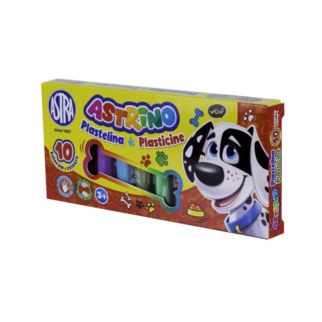 ASTRINO Školská plastelína 10 farieb, 303221002