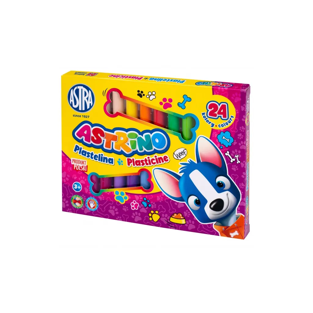 ASTRINO Školní plastelína 24 barev, 303221004
