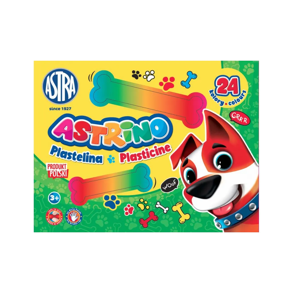 ASTRINO Školní plastelína 24 barev, 303221004