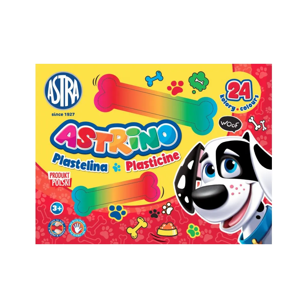ASTRINO Školní plastelína 24 barev, 303221004