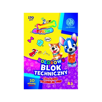 ASTRINO farebné papiere A3, 10 listov, 170g/m2, mix motívov, 106021015 ASTRINO farebné papiere A3, 10 listov, 170g/m2, mix motívov, 106021015