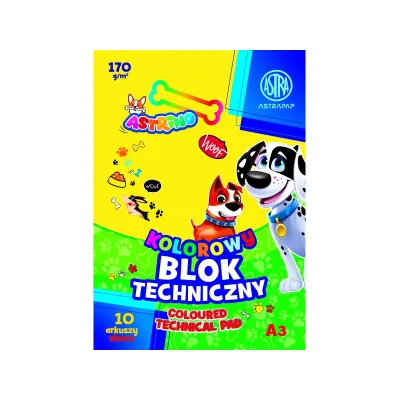 ASTRINO barevné papíry A3, 10 listů, 170g/m2, mix motivů, 106021015 ASTRINO barevné papíry A3, 10 listů, 170g/m2, mix motivů, 106021015