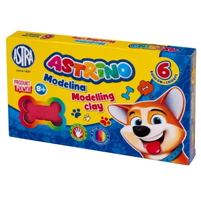 ASTRINO Modelovací hmota do trouby MODELINA 6ks, 304221001 ASTRINO Modelovací hmota do trouby MODELINA 6ks, 304221001