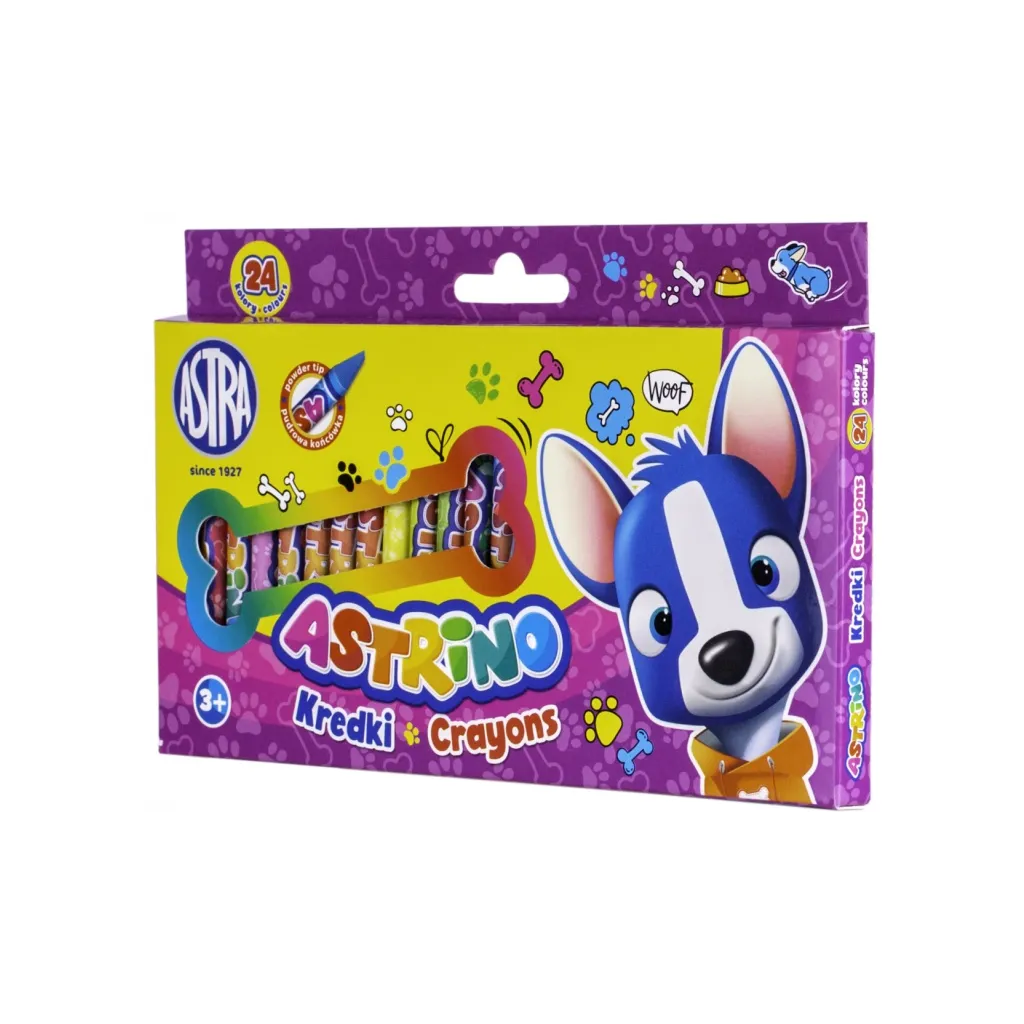 ASTRINO Detské grafitové farbičky bez dreva, sada 24ks, 316121002