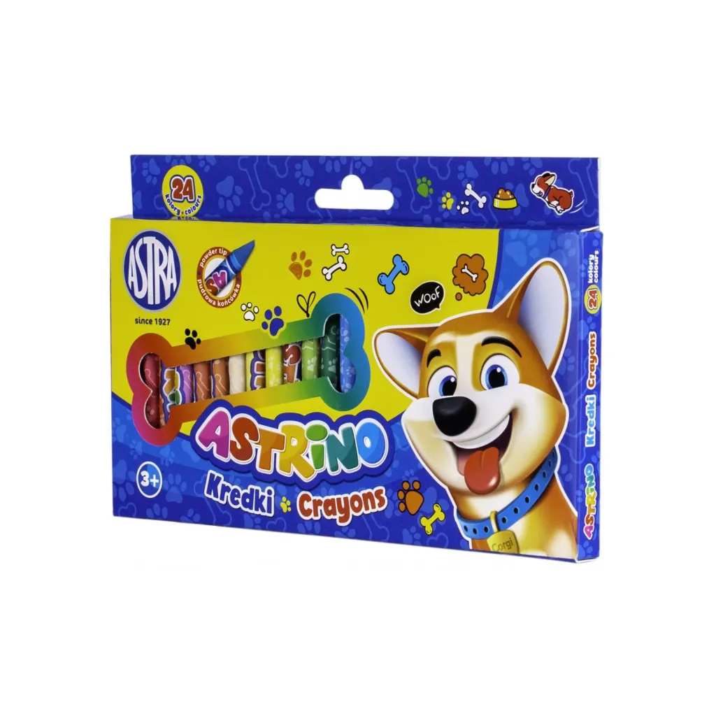 ASTRINO Detské grafitové farbičky bez dreva, sada 24ks, 316121002