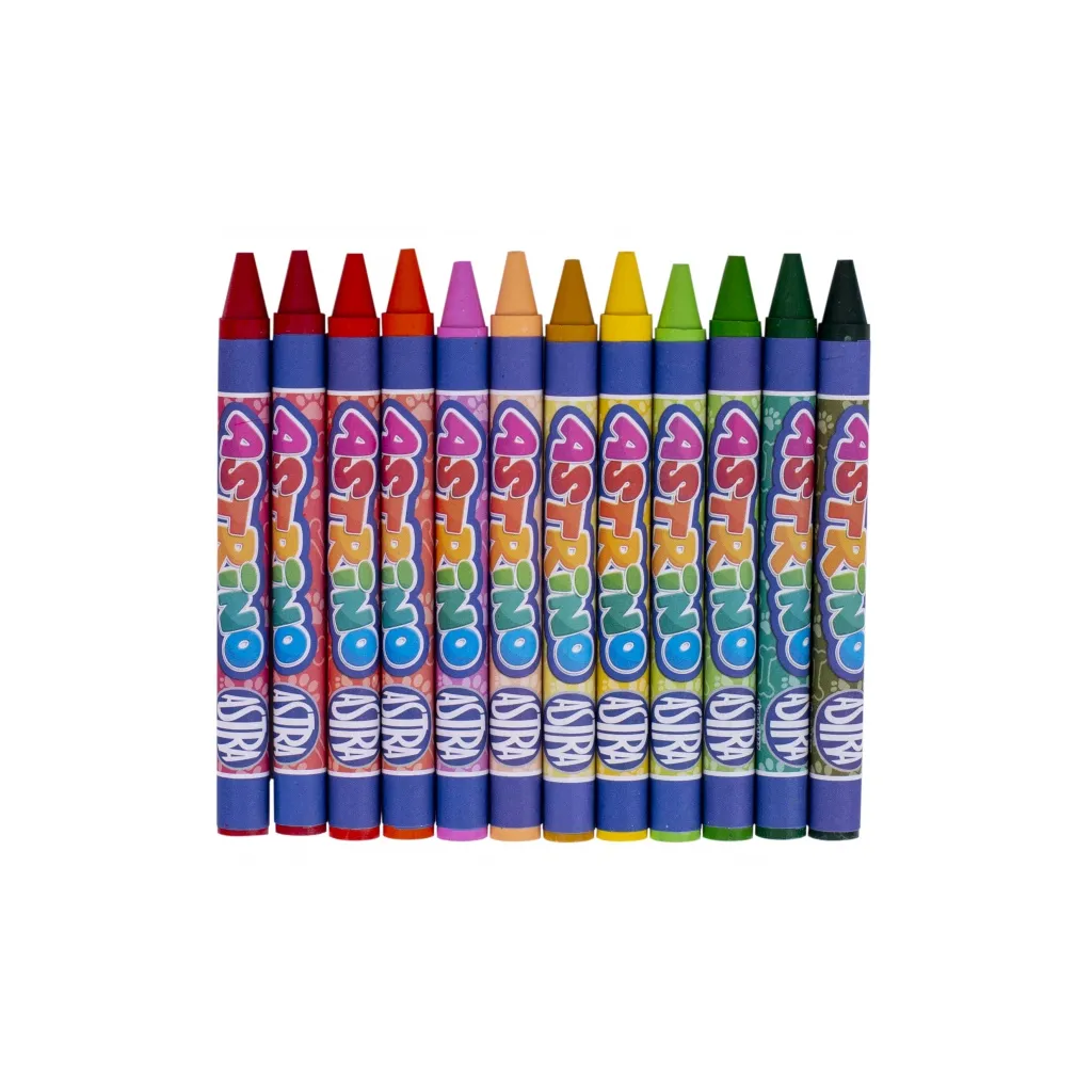 ASTRINO Detské voskové farbičky, sada 24ks, 316121004