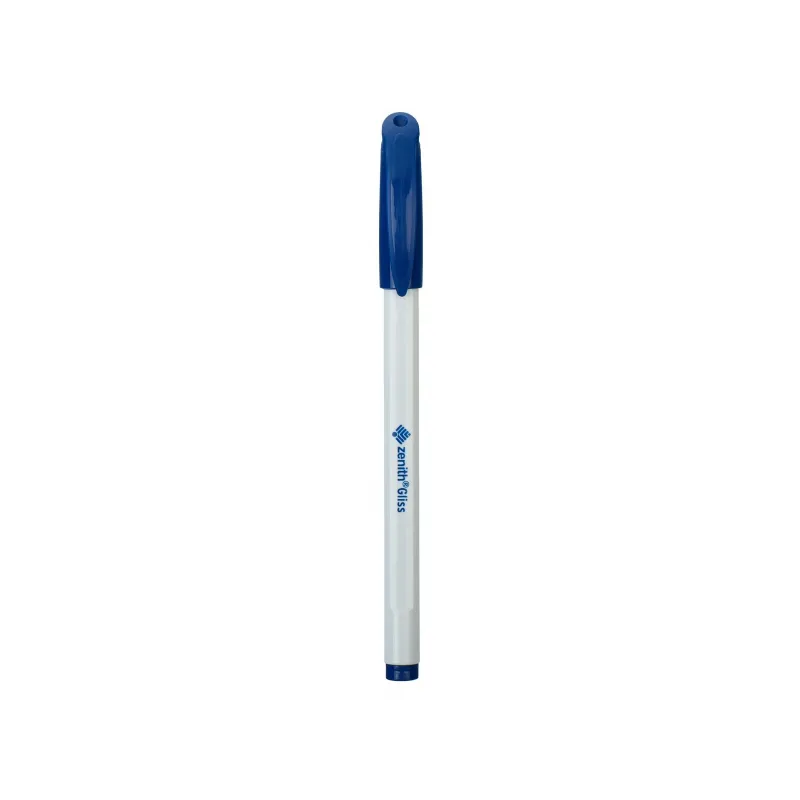 ZENITH Gliss, Kuličkové pero 0,5mm, modré s víkem, 8ks, 201318014 ZENITH Gliss, Kuličkové pero 0,5mm, modré s víkem, 8ks, 201318014