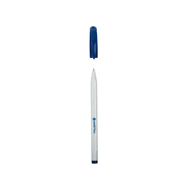 ZENITH Gliss, Kuličkové pero 0,5mm, modré s víkem, 8ks, 201318014 ZENITH Gliss, Kuličkové pero 0,5mm, modré s víkem, 8ks, 201318014