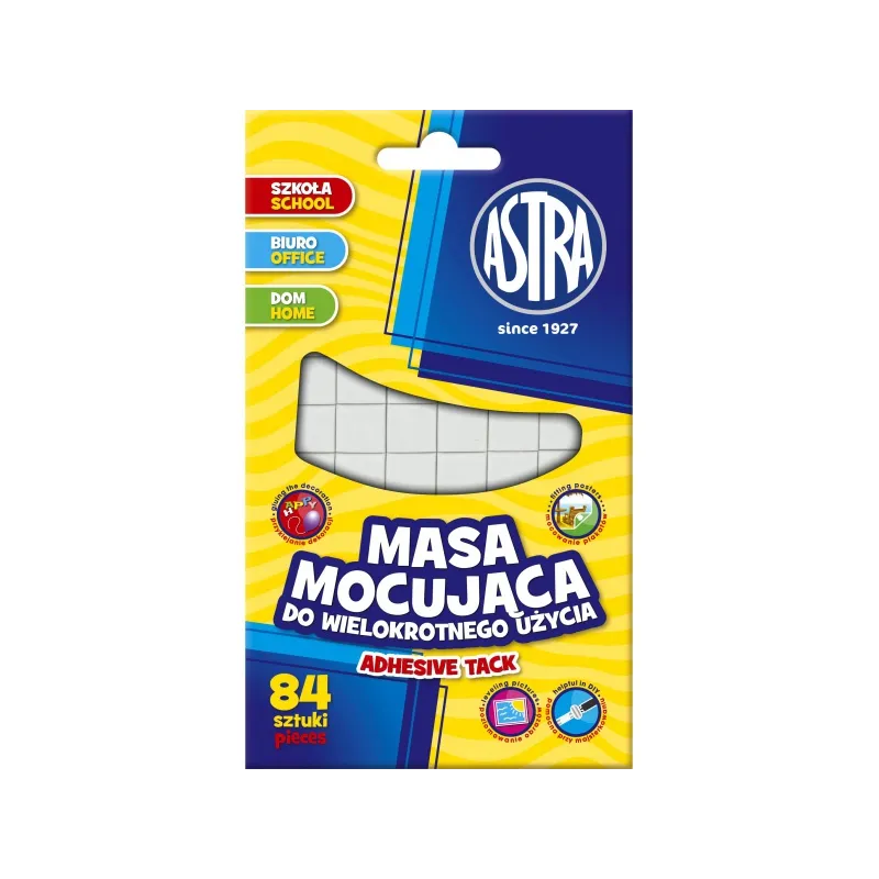 ASTRA Lepiaca guma 84 štvorčekov, 401114004 ASTRA Lepiaca guma 84 štvorčekov, 401114004