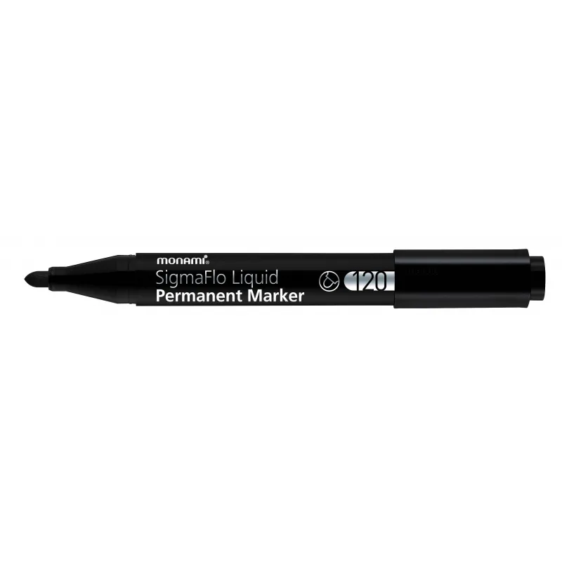 MONAMI Permanentní popisovač SigmaFlo 120, 2mm, Černý, 2080151501 MONAMI Permanentní popisovač SigmaFlo 120, 2mm, Černý, 2080151501