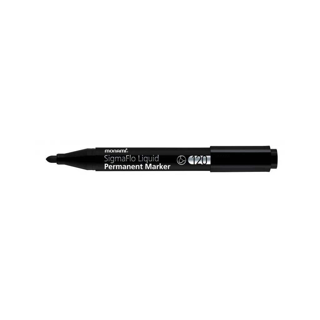 Permanentný popisovač Monami SigmaFlo 120, 1,5mm, Čierny