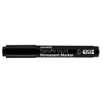 Permanentný popisovač Monami SigmaFlo 120, 1,5mm, Čierny Permanentný popisovač Monami SigmaFlo 120, 1,5mm, Čierny