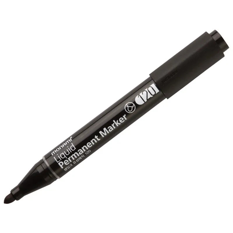 Permanentný popisovač Monami SigmaFlo 120, 1,5mm, Čierny Permanentný popisovač Monami SigmaFlo 120, 1,5mm, Čierny