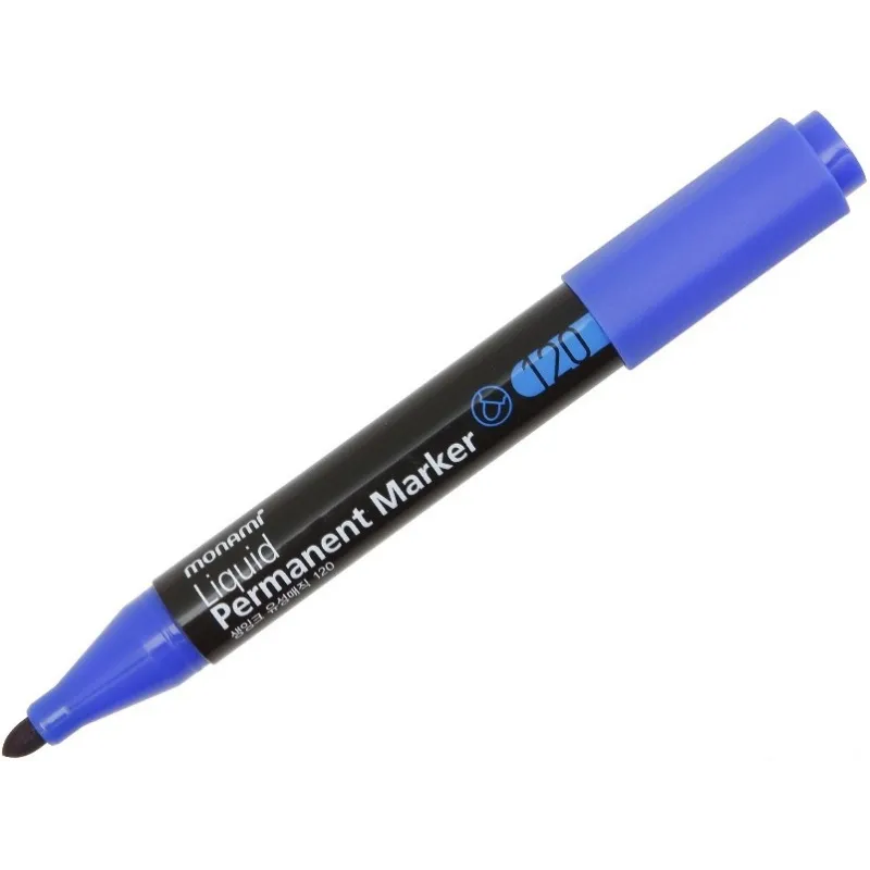 Permanentný popisovač Monami SigmaFlo 120, 1,5mm, Modrý Permanentný popisovač Monami SigmaFlo 120, 1,5mm, Modrý