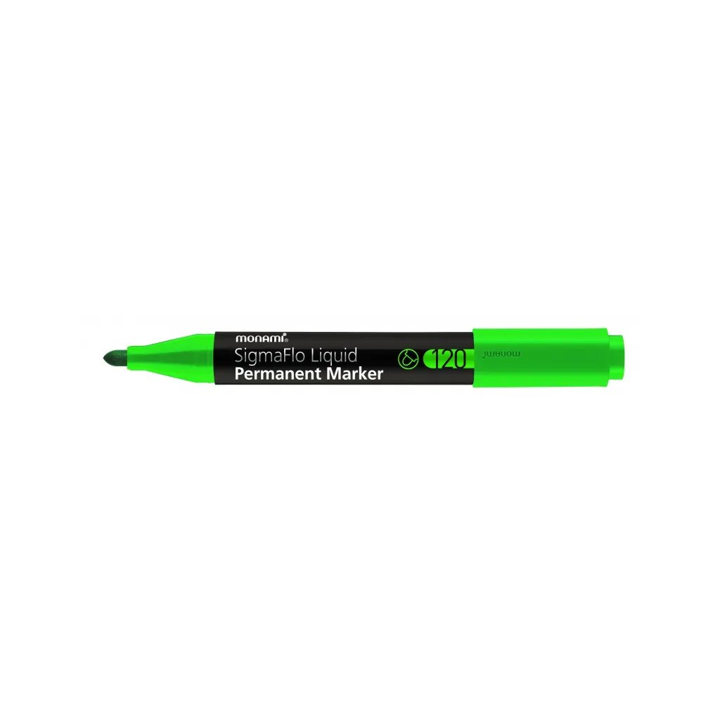 Permanentný popisovač Monami SigmaFlo 120, 1,5mm, Zelený