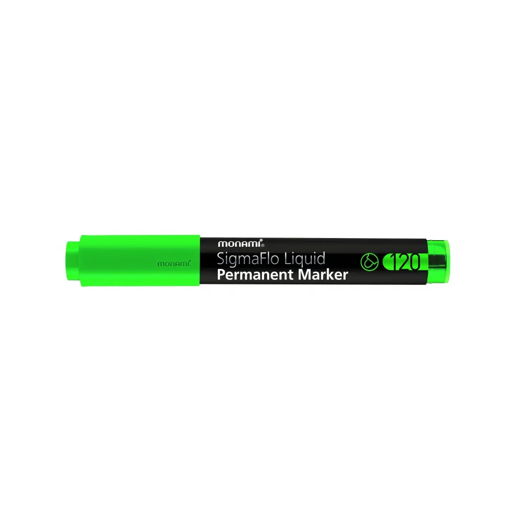 Permanentný popisovač Monami SigmaFlo 120, 1,5mm, Zelený