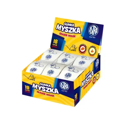 ASTRA Mouse, Ergonomická bílá guma, 403118003 ASTRA Mouse, Ergonomická bílá guma, 403118003