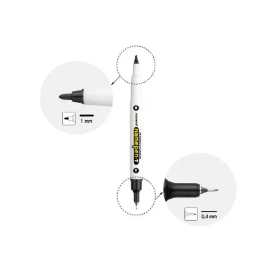 MONAMI Permanentní univerzální oboustranný popisovač NAME PEN, Červený, 20710015020 MONAMI Permanentní univerzální oboustranný popisovač NAME PEN, Červený, 20710015020