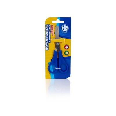ASTRA Školské nožnice pre pravákov 13cm, blister, mix farieb, 407118001 ASTRA Školské nožnice pre pravákov 13cm, blister, mix farieb, 407118001